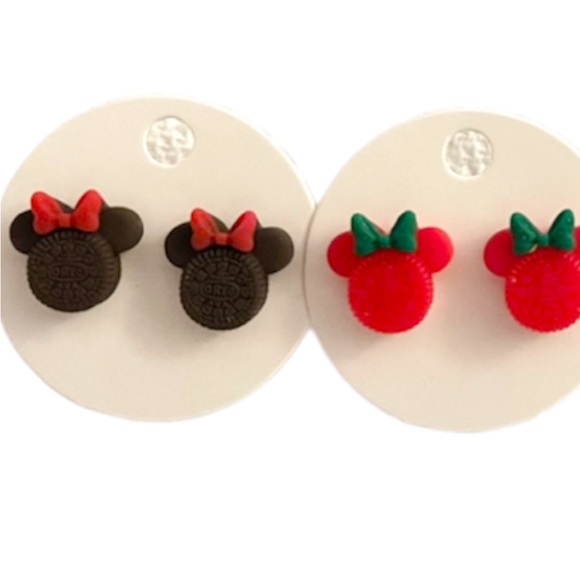 Cookie Mouse Earrings - Picture 3 of 3